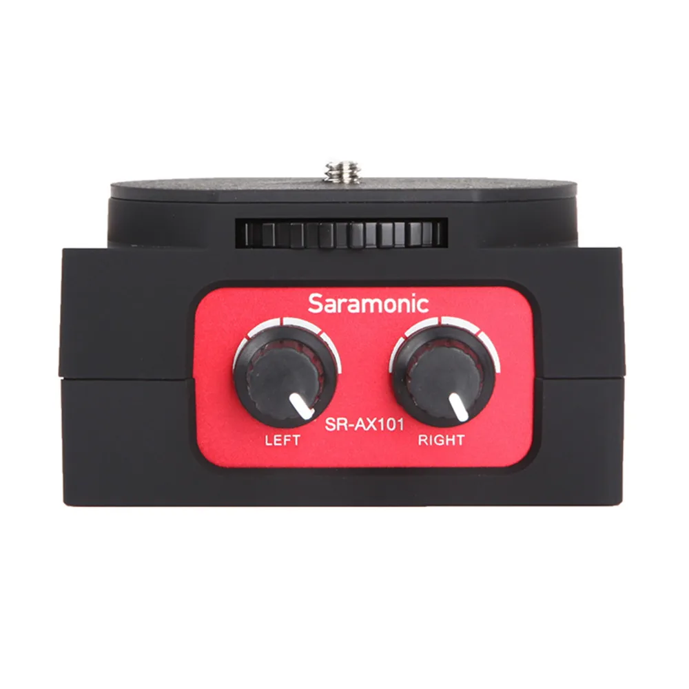 Saramonic-SR-AX101-2-Channel-Audio-Mixer-Microphone-Adapter-with-XLR-3-5mm-Inteface-for-Canon (1)