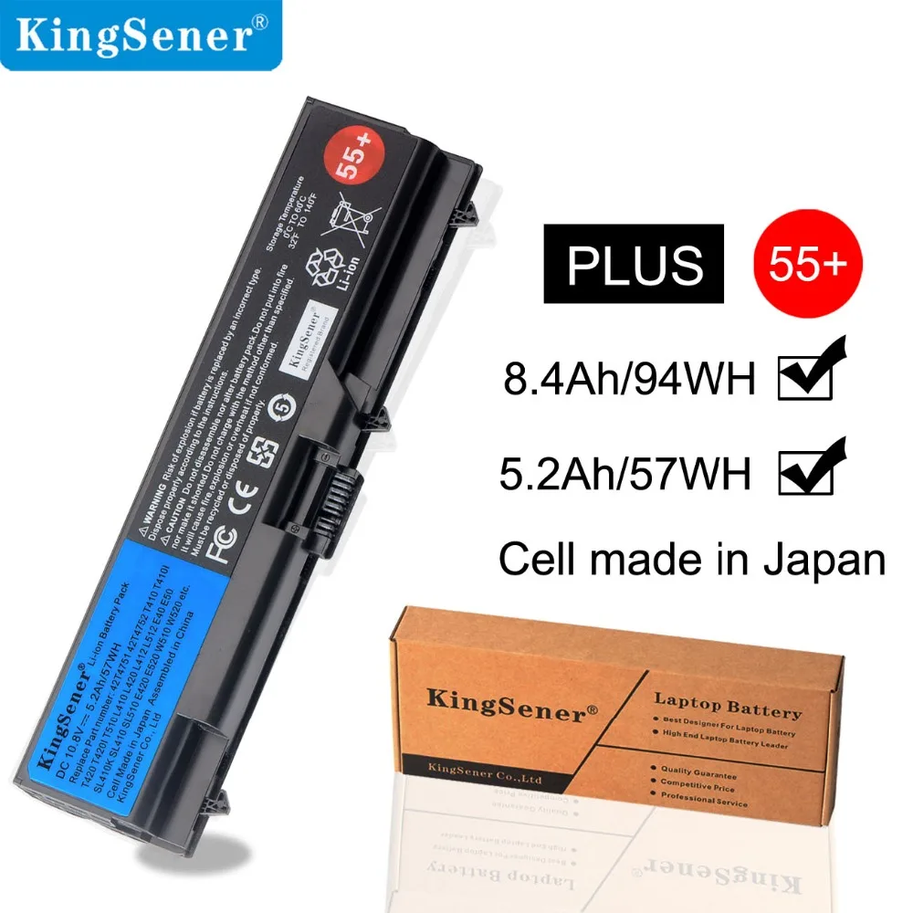 Продажа KingSener Аккумулятор для ноутбука ThinkPad L512 L412 L520 E425 E520 E525 W520 T410 T420 T510 T520 42T4751 42T4752 42T4885 42T4886 55 +