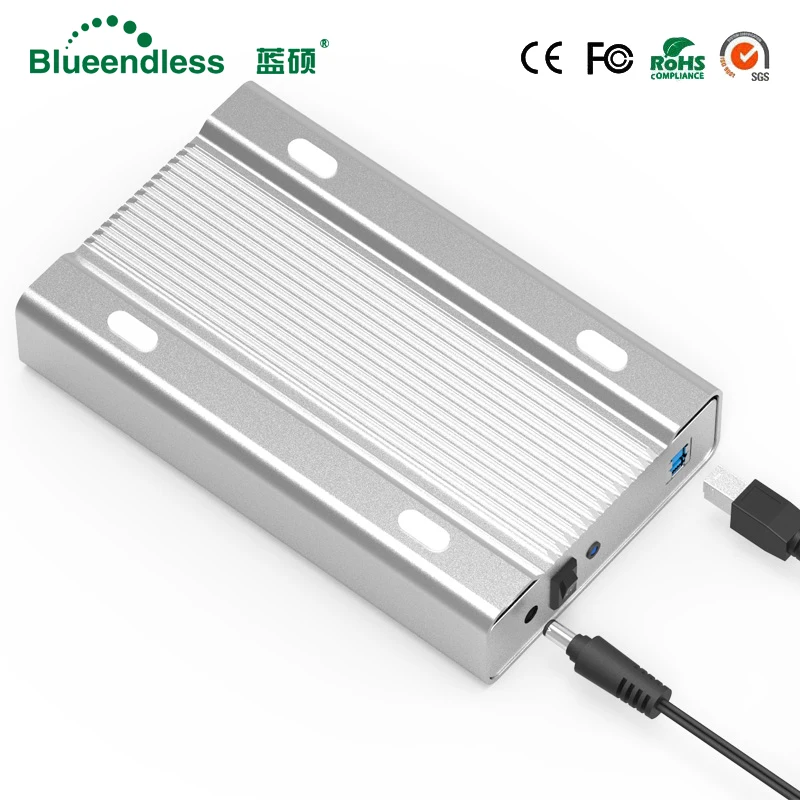 Чехол для жесткого диска Blueendless 3 5 дюйма цельнометаллический корпус USB 0 sata гбит/с
