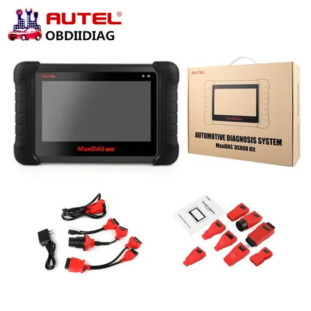 Autel MAXIDAS DS808K AUTEL DS808 комплект OBDII OBD 2 Автомобильный диагностический сканер