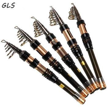 

Mini Newly Carbon Fiber Telescopic Fishing Rod High Performance Sea Fishing Pole Tackle