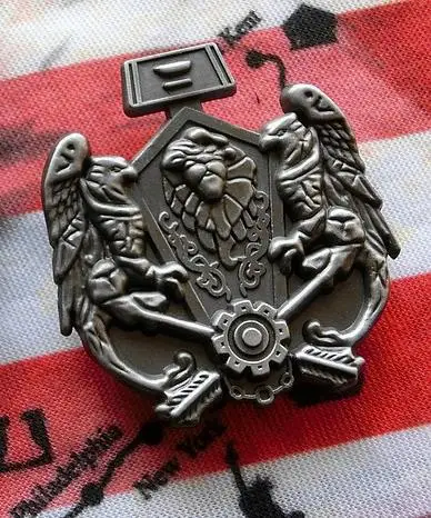 Роскошные байкерские булавки Значки для мотоциклетного клуба двойной Орел Броши
