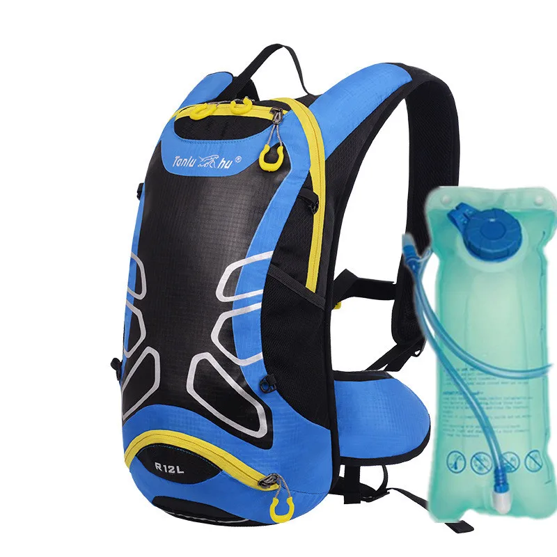 Мужской женский рюкзак MTB нейлоновый непромокаемый 12л велосипедная сумка для воды сумка для спорта на открытом воздухе Рюкзак для бега 12л велосипедный рюкзак
