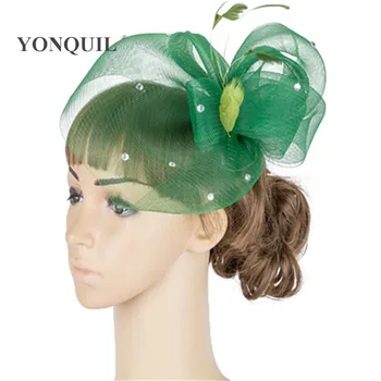 

Multiple colors attractive crinoline fascinator headwear colorful mesh event headpieces occasion hat suit for all season MYQ048