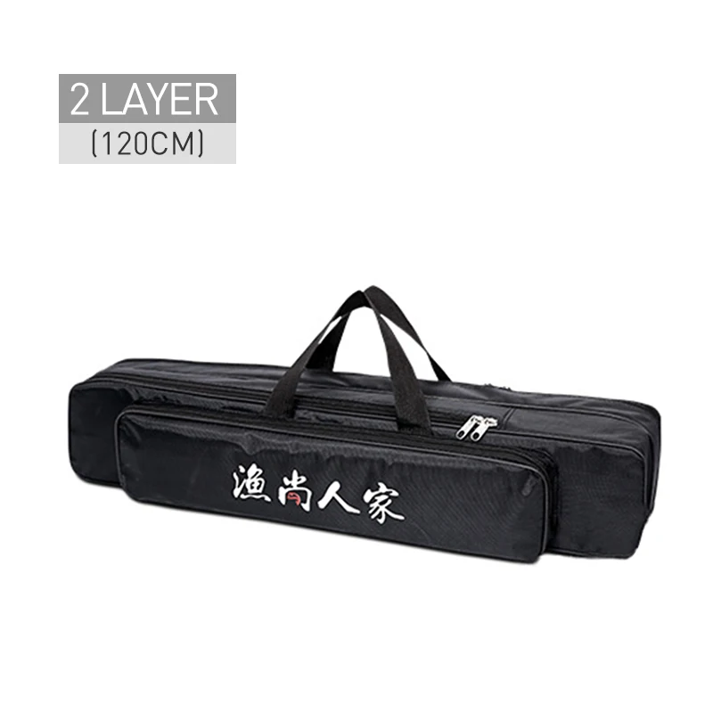 Bolsa de Pesca Vara de Pesca Multifuncional ao ar Ombro Portátil Bolsa - 3 Camada 80 90 120cm Armazenamento Livre Xa75g Mão 2 22 Cheap Bolsas de pesca
