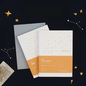 

A6 Constellation Hobo Notebook Inner Blank Grid Lines Pages Journal Note Book Refiller Paper Planner Diary Cute Stationery