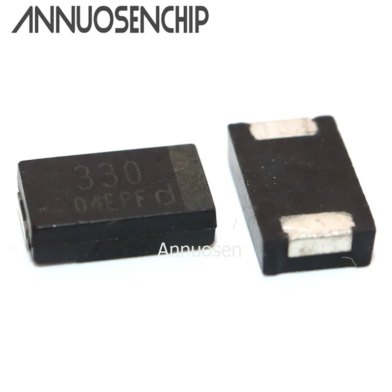 Танталовый конденсатор 20 шт./лот SMD 4V 330 мкФ low ESR 4TPB330M может заменить OE128 OE907 0 8|smd