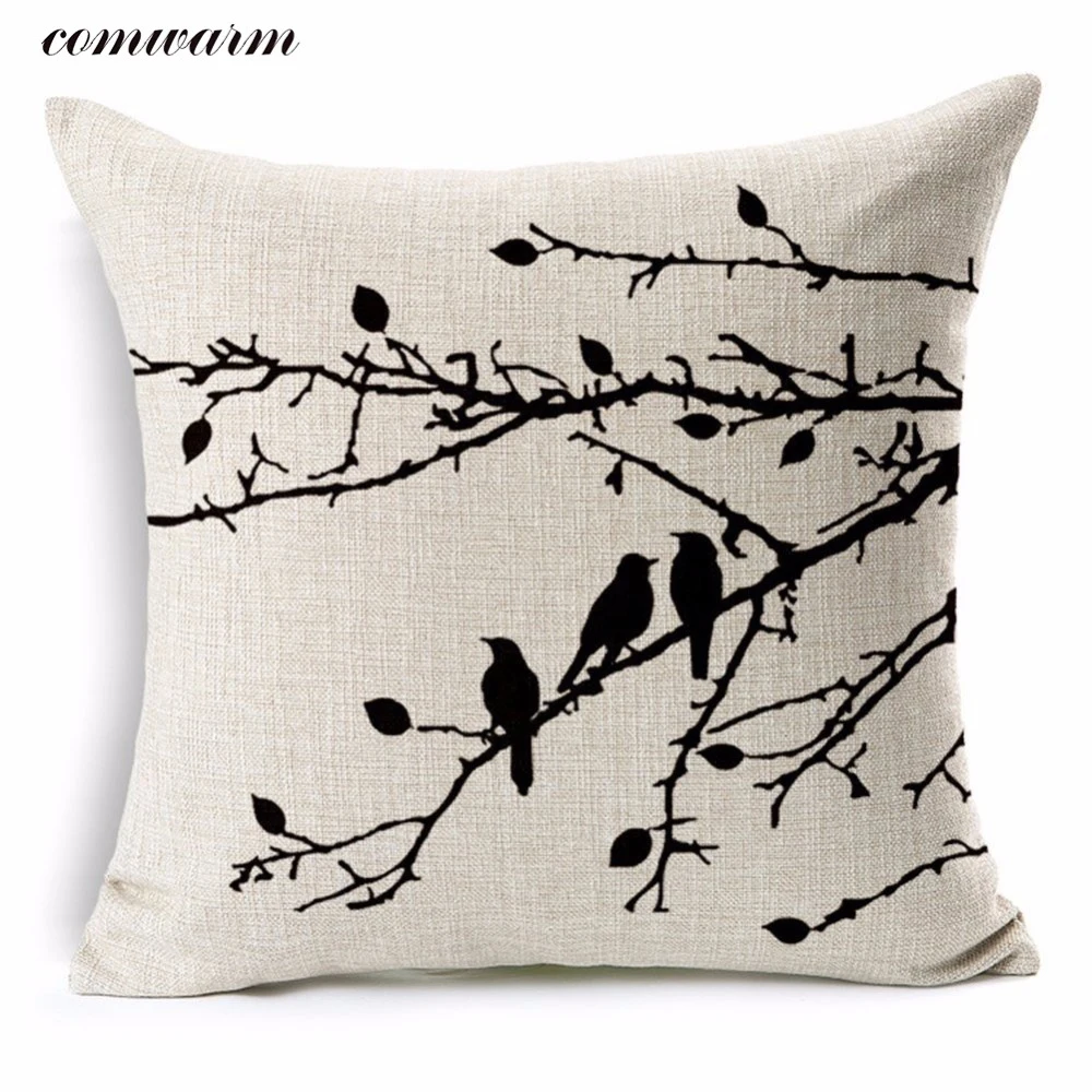 Geometric Flower Cushion Paisley Style Pillow Tree of Life