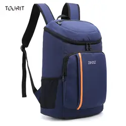 TOURIT мягкий рюкзак кулер с Bottel открывалка водостойкая ткань Оксфорд 28 банок-черный, синий, серый