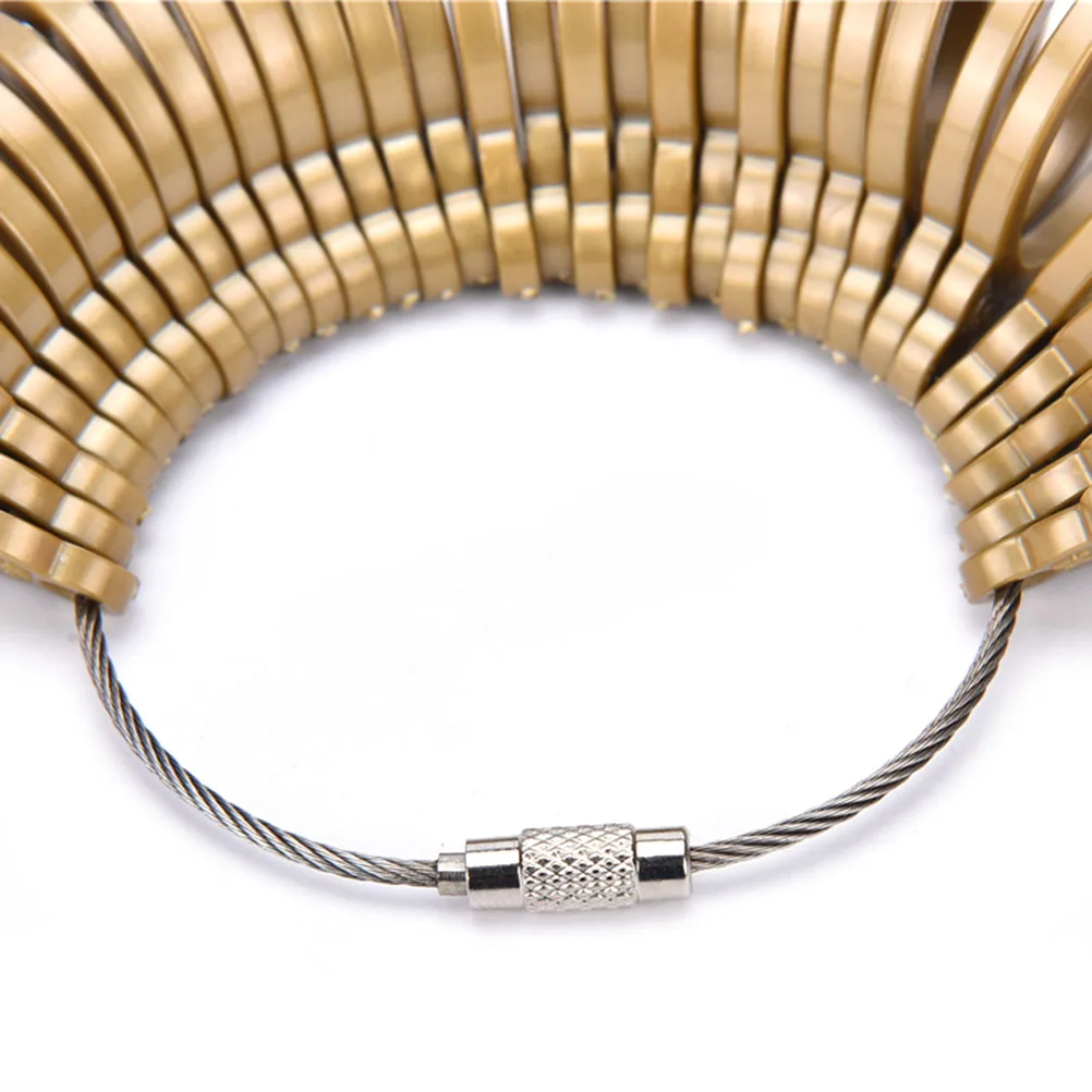 Calibreur Bijoux Acier Inoxydable Jauge De Taille De Bagues En Acier Inoxydable - Set 33 Pièces 1 à 33 Avec Boîtier Mesure Doigt Acier Inox