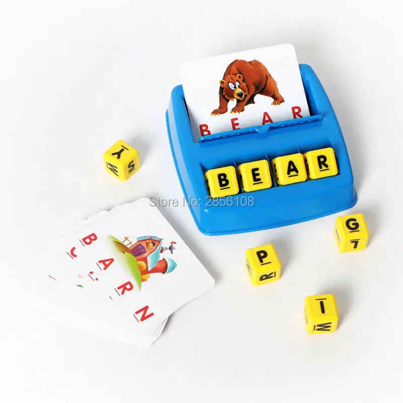 Обучающая алфавиту игрушка игра семейное развлечение для всей буквы игра Обучающие игрушки английское слово ABC, головоломка, развивающие игрушки для детей