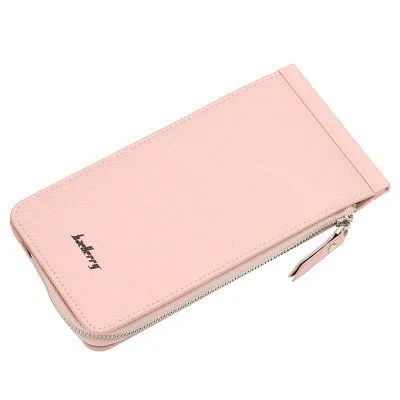 Бумажник женский бренд женский кошелек футляры для идентификационных карт женский кошелек Baellerry женский клатч длинный - Цвет: Light Pink