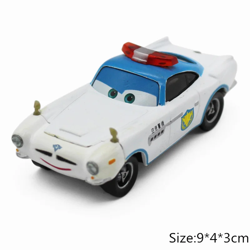 Disney Pixar Cars 3 2 Security Guard Finn McMissile Lightning McQueen Mater 1:55 Diecast Metal Alloy Model Car Kid Gift Boy Toy cars disney pixar cars 3 cruz ramirez lightning mcqueen mater jackson storm 1 55 diecast metal alloy model toy car kid gift