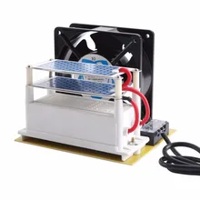 110 V/220 V 10 Гц/ч озоновый генератор воздушный стерилизатор с двойной керамической пластиной очиститель воздуха с охлаждающим вентилятором