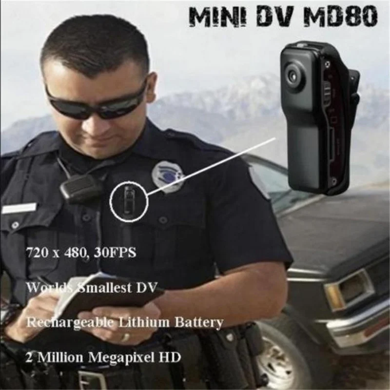  Mini MD80 Esterno Mini Macchina Fotografica Portatile DV HD Micro Cam Voice Con 4 GB Carta di TF