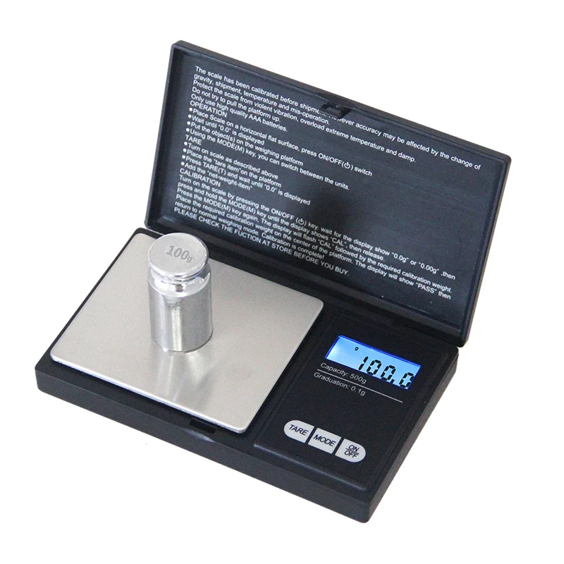 500 г x 0,1 г Мини цифровые весы лабораторные весы точные кухонные весы портативные медицинские ювелирные изделия чай электронные весы граммы