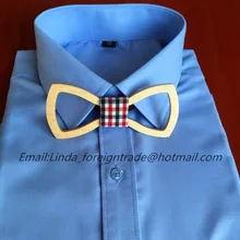 Галстук для мальчиков новинка деревянный лук галстук креативный модный стиль Мужской деревянный галстук для смокинга Коктейльные Вечерние магнитные