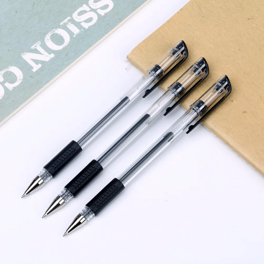

High Quality Deli Gel Pen 0.5mm Black Red Blue Ink Pen Promotional Gift Stationery School Office Supply Multi-color Essential