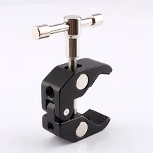 Crab Pliers Clip Super Clamp For DSLR font b Rig b font LCD Monitor Studio Light