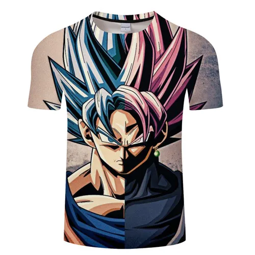 Goku 3D t shirt Men tshirt Summer T-Shirt Casual Tees Dragon Ball Short Sleeve Tops Male Camiseta Printed Drop Ship ZOOTOP BEAR