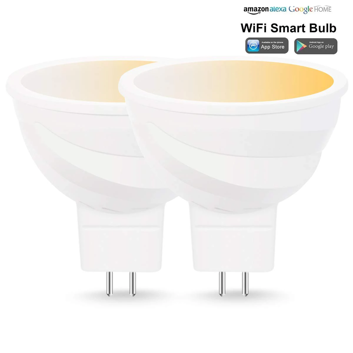 MR16 WiFi Smart LED Light Bulb GU5.3 Reflector Spoltlight 50W