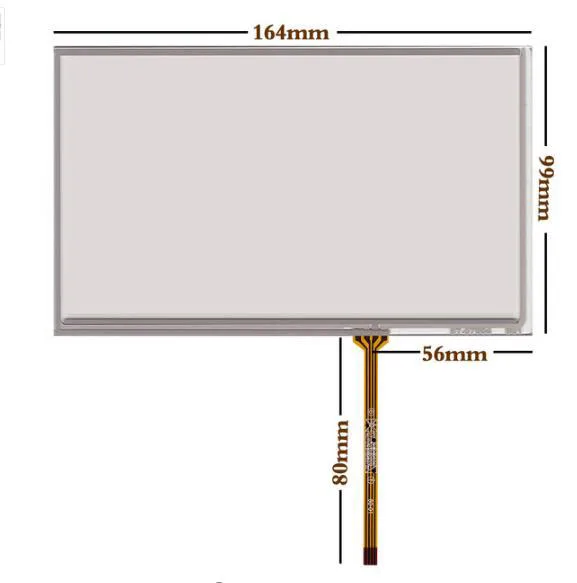 

164*99 New 7 Inch Touch Screen industrial equipment single chip microcomputer interface development board resistive touch panel