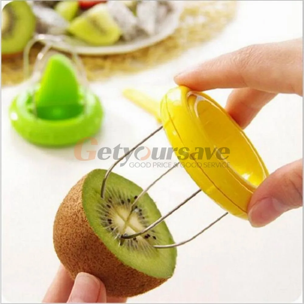 Mini Kiwi Pitaya Peeler Slicer By Hand Easy Cut Fruit vegetable Muskm seeder Cutter Device Digging Core Twister tools | Дом и сад