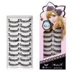 

Women's Fashion 10 Pairs Double False Eyelashes Natural Thick Crossed Bare Makeup Drop Shipping 3m18