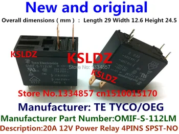 

100%Original New TE TYCO/OEG OMIF-S-112LM 12VDC OMIF-S-124LM 24VDC 4PINS 20A Power Relays