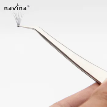 

NAVINA Pro Flase Eyelash Tweezer Safe Anti-static Stainless Steel Tweezers Watch Repair Maintenance Eyelash Extension Tools