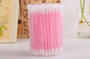 

Big Cotton Stick, Disposable Plastic Rod Cotton Swab, Cotton Swab For Making Up , Cotton Stick, 100Pcs