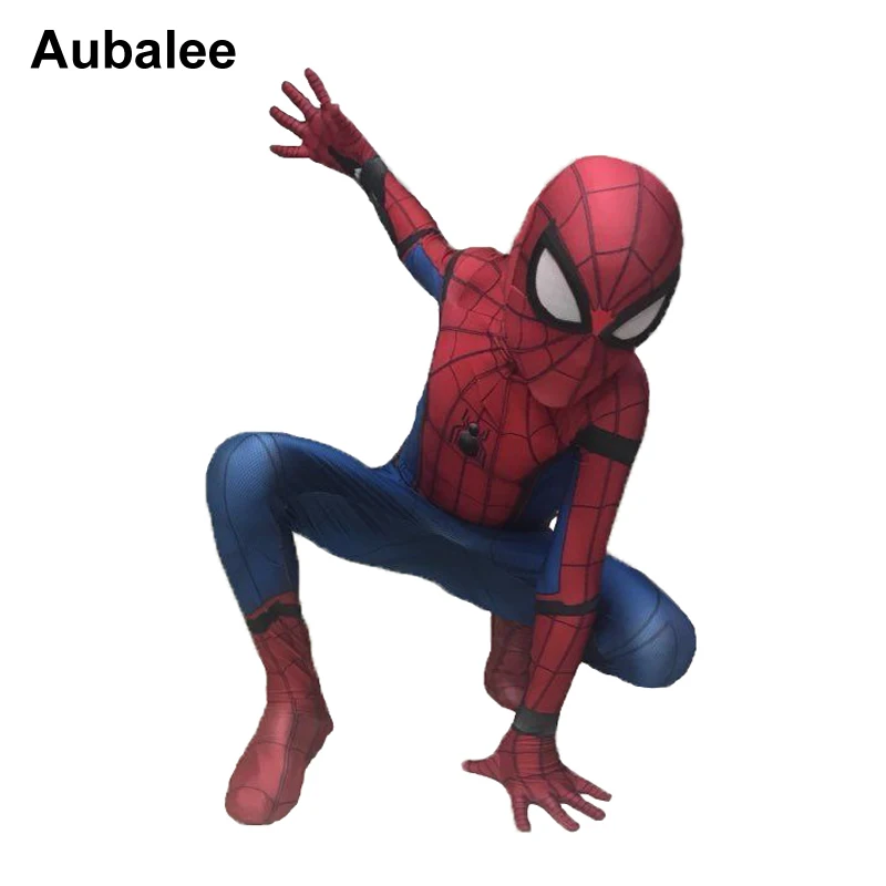 New Kids Boys Spider man Costume Children