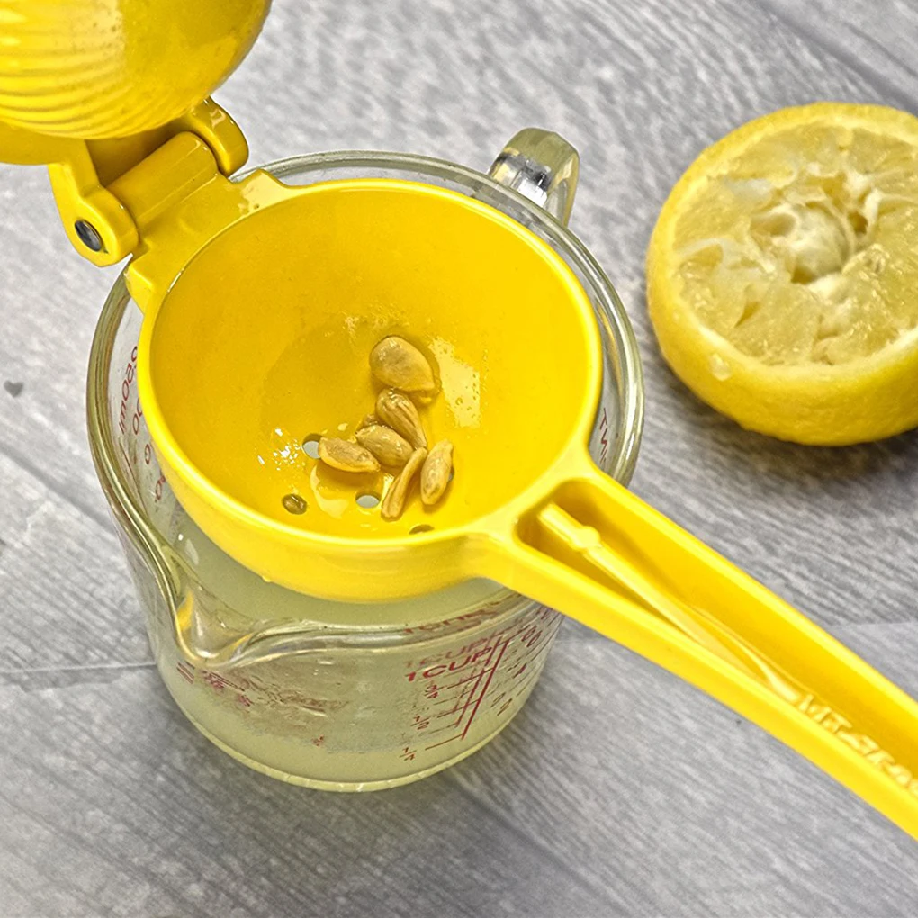 

Practical Lemon Squeezer Juicer Aluminium Alloy Orange Fruit Hand Press Manual Squeezer Juicer 22x7.5cm Newest