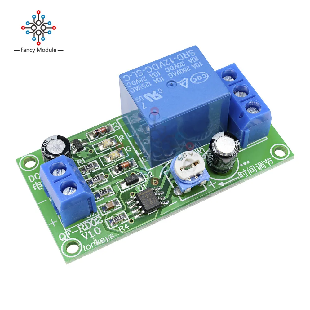 Dc 12v Conduction Ne555 Delay Timer Switch Adjustable Time