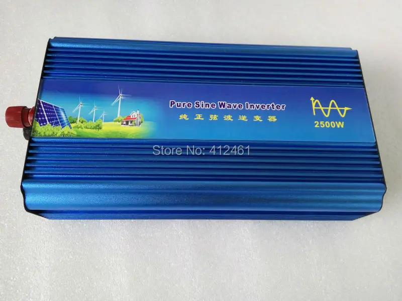 

Onduleur solaire 2500W Pure Sine Wave Inverter Off Grid type, DC to AC 12v 220v/230v/240v