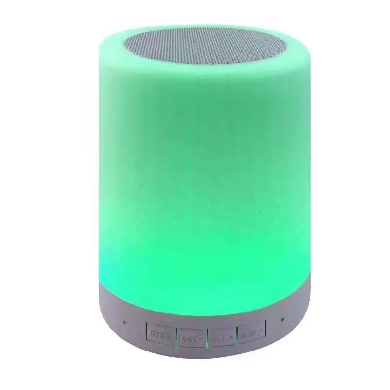 

Abuzhen Night Light Bluetooth Speaker Portable Wireless Bluetooth Speaker Touch Control LED Bedside Table Lamp Speakerphone