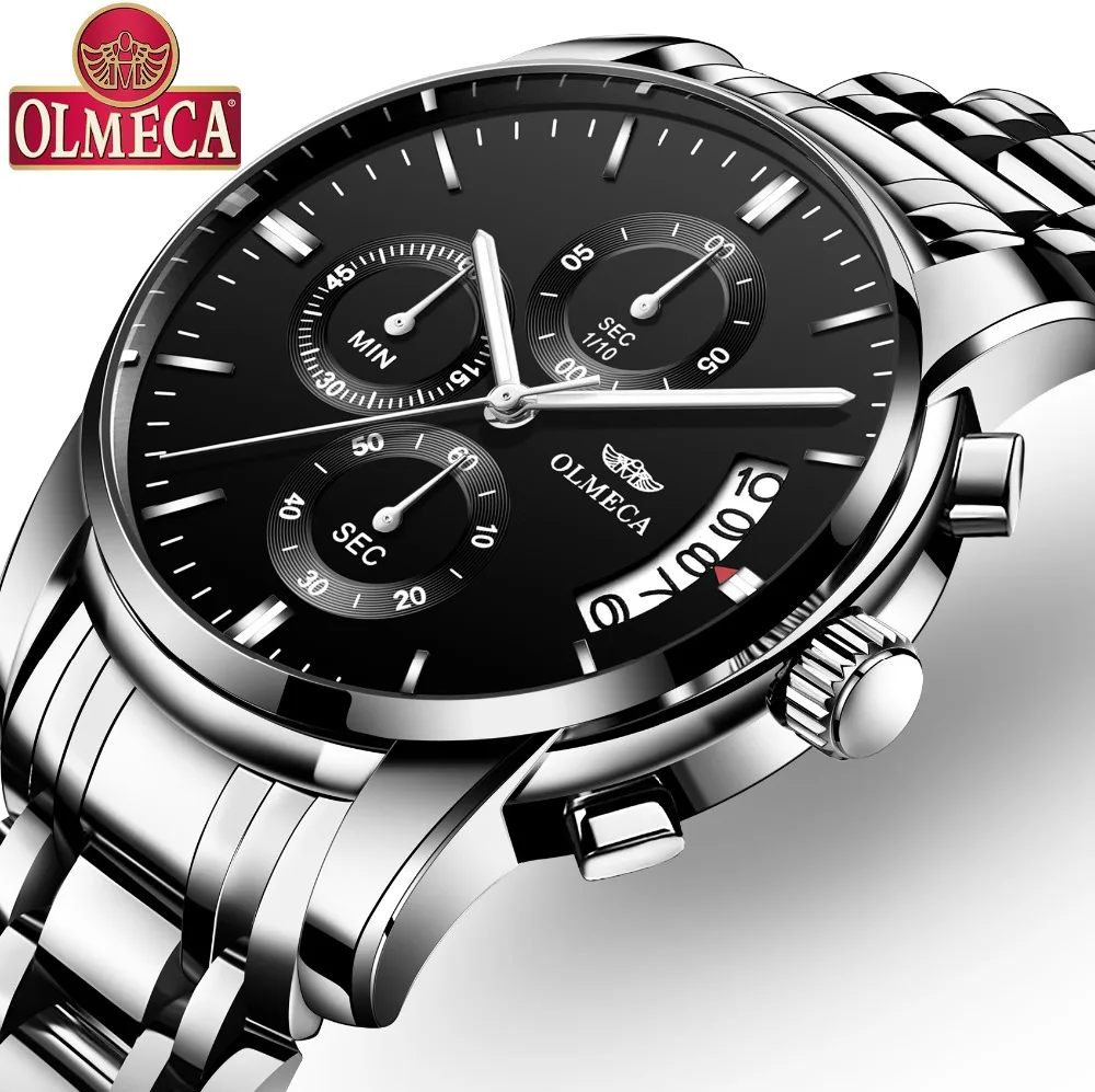 

Relogio Masculino OLMECA Fashion Military Watches Clock 3ATM Waterproof Watch Sport Wrist Watch Watches for men Drop-Shipping