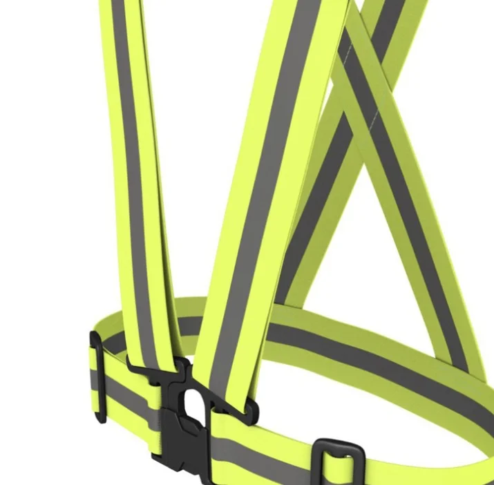 resilience Bicycle Motorcycle Safety Strap Ribbon jersey cycling veste Vest sleeveless Reflective Night Ride Riding Partner|cycling vest|reflective