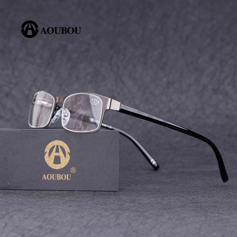 Очки для чтения из нержавеющей стали Gafas Presvicia Hombre lesebille + 1 25 Anteojos De Lectura Mujer Occhiali