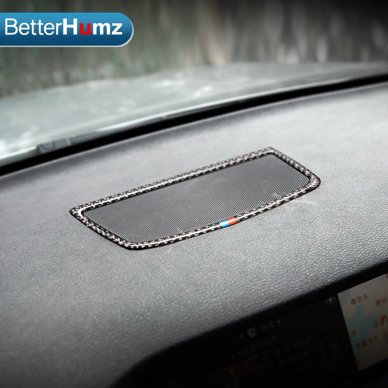 Betterhumz наклейки для автомобиля для BMW E70 E71 X5 X6 аксессуары из углеродного волокна приборной панели динамик декоративная панель украшения
