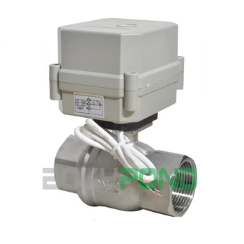 

BSP 1-1/4'' Stainless Motorized Ball Valve CR3-03, DC 24V Electric Valve A100-C