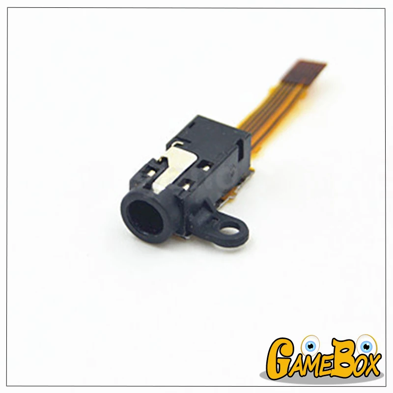 Original Headphone Socket With Flex Ribbon Cable For PSP GO Portable Headset Jack Flex Ribbon