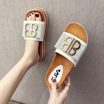 

Summer New Women's Casual Outdoor Wear Medium and Sandy Sandal