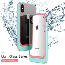 

NEW MOOJECAL Patchwork color Case For iPhone 7 X XS XSMax XR Transparent back Case Cover For iPhone 7 8 Plus Silicone Case coque