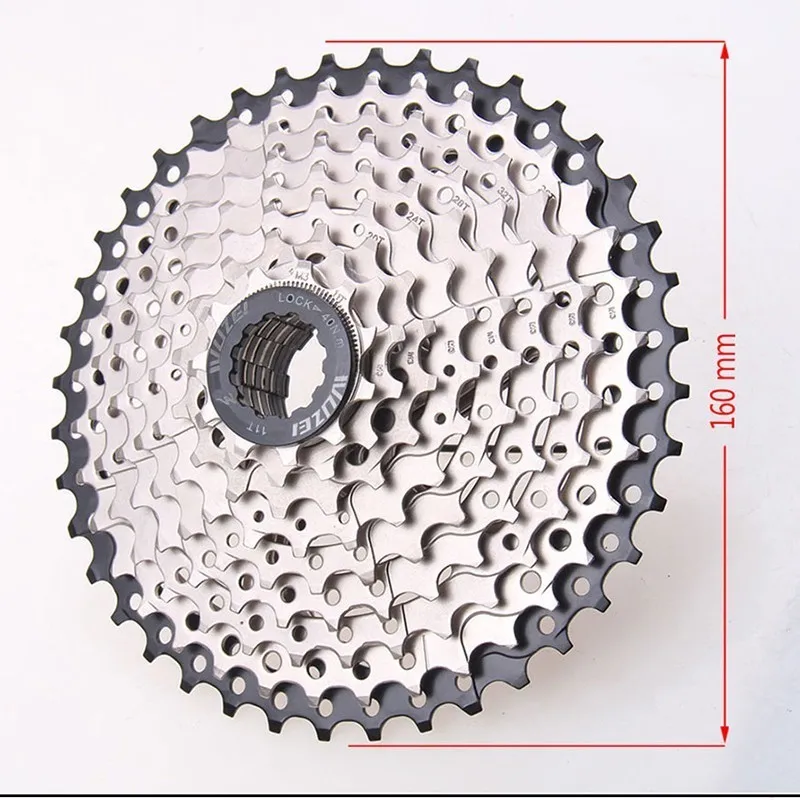 MTB велосипед 9 скоростная кассета 11-40t Звездочка велосипедная обгонная муфта стальной маховик
