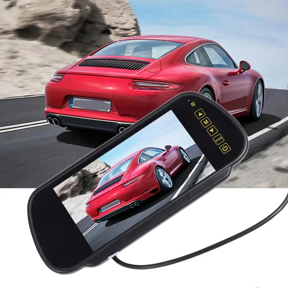 

7 Inch Car Display Infrared Night Vision Rear View Camera For Truck Reverse Image Reverse Car Camera Set Car Accessories