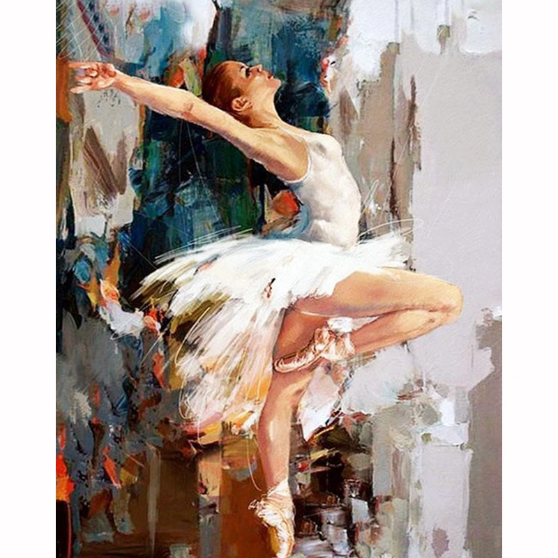 

Full Square/Round Drill 5D DIY Diamond Painting "Ballet Dancing Girl" 3D Diamond Embroidery Cross Stitch Home Decor Gift