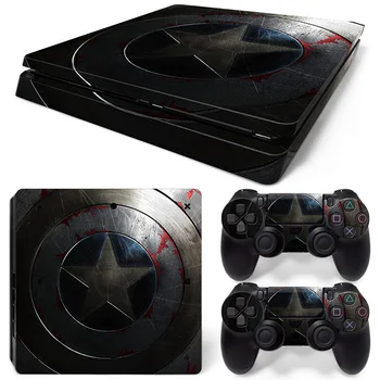 

Free Drop Shipping Designer Decal for PlayStation 4 SLIM System plus Two (2) Decals for PS4 SLIM Skin sticker-TN-P4Slim-1405