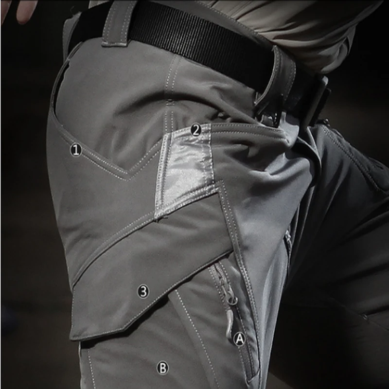 Najtaniej Mężczyźni zima wodoodporna wędkarstwo wspinaczka Trekking polowanie Camping Ski Tactical SoftShell turystyka wojskowe spodnie męskie spodnie wojskowe IX9