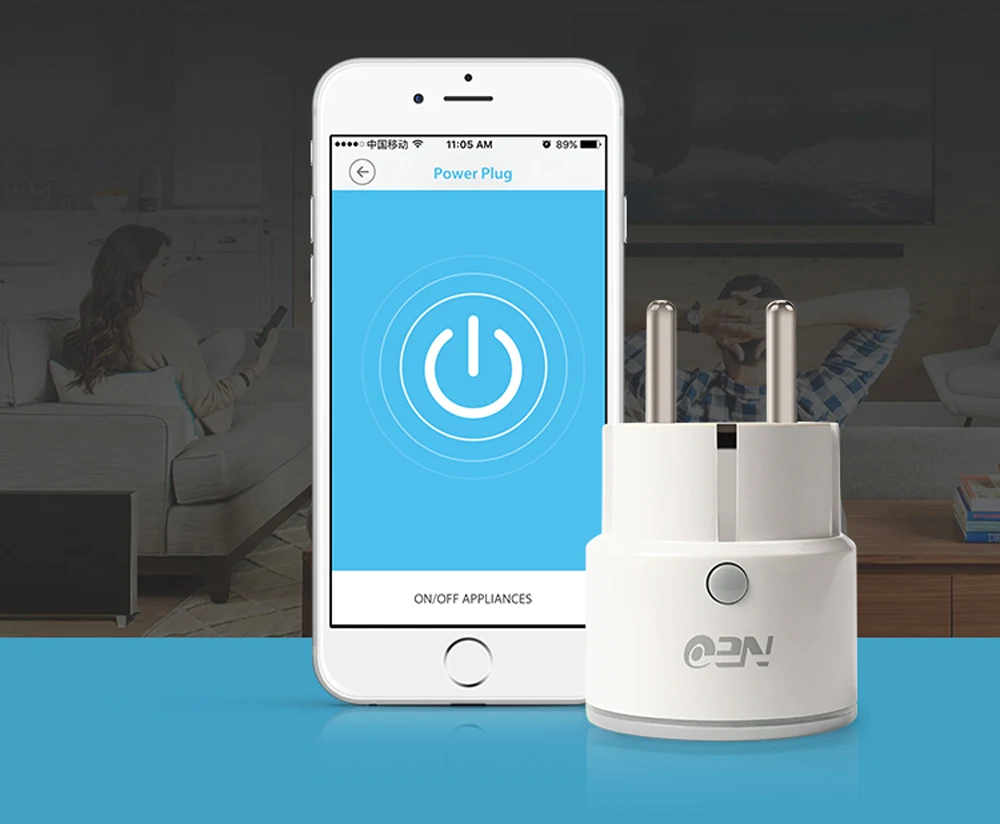 ЕС Smart power wi-fi-розетка беспроводной пульт дистанционного гнездо адаптера Питание ВКЛ и ВЫКЛ через смартфон Поддержка Amazon Alexa Echo